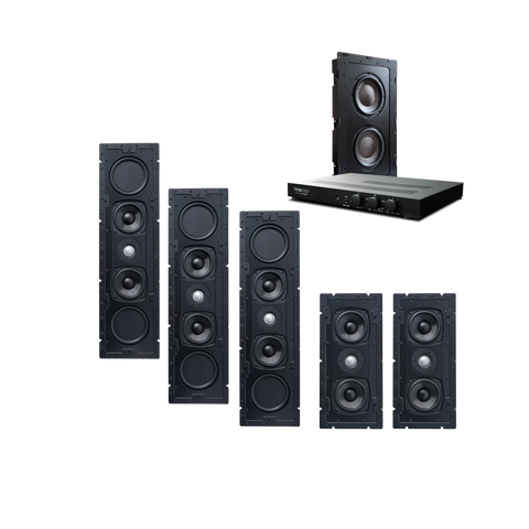 Hemmabiopaket 5.1 med infällda högtalare från Totem