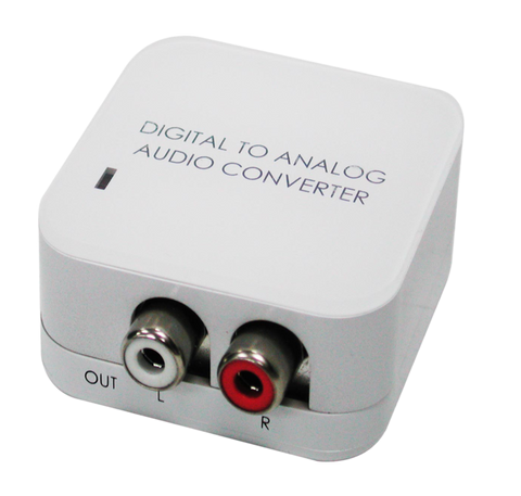 Sisaco 306 - Coaxial/Optical to R/L audio Converter DCT-3