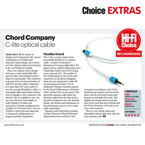 Chord C-lite Optical / Minijack