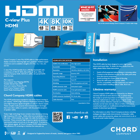 Chord C-view Plus HDMI